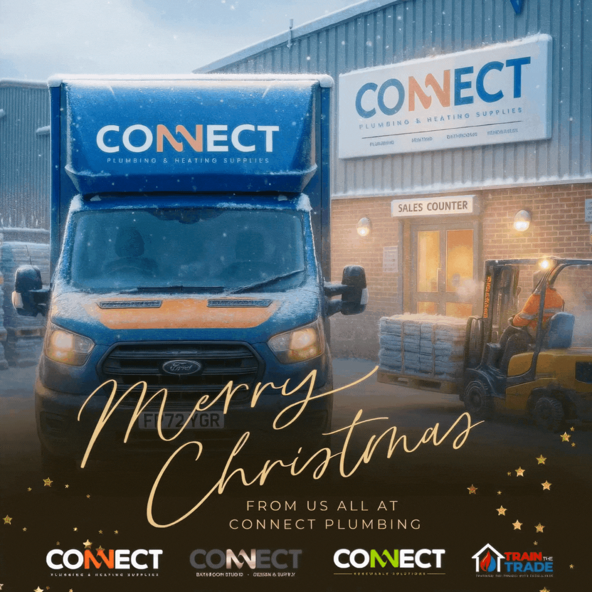 Connect Christmas animation