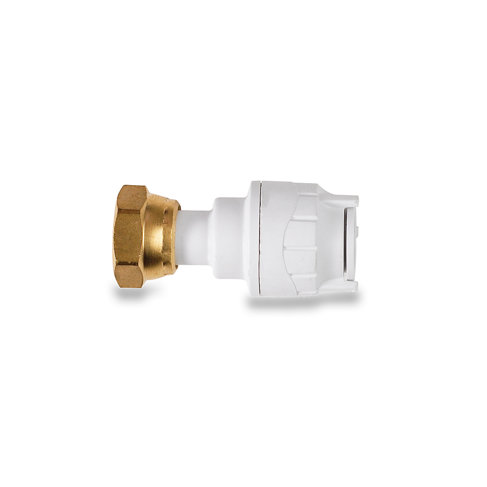 Polyfit 22mm x ¾" Straight Tap Connector White Product