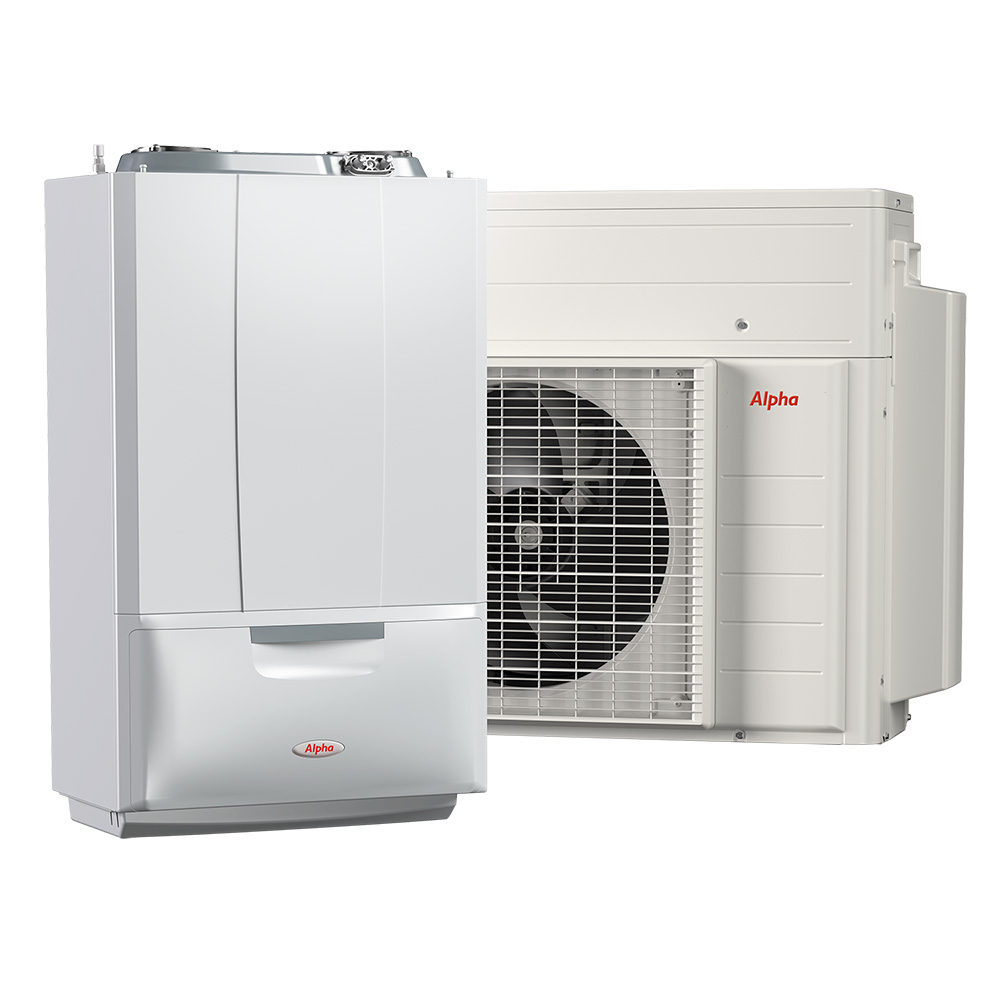 Alpha E-Tec Hybrid 33 HB Boiler External Heat Pump (Exc Flue - Main Image
