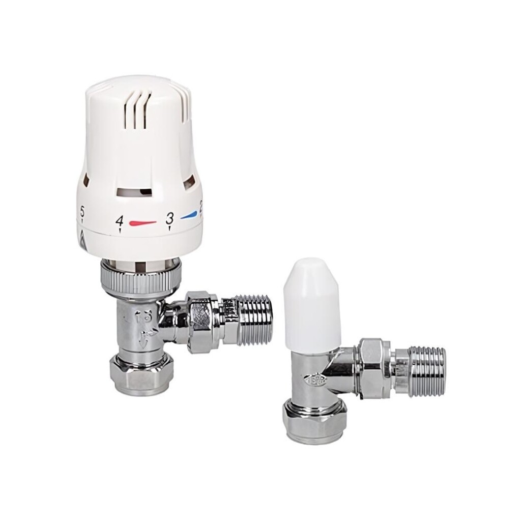 15mm Twin Pack TRV & Lockshield Angled Product